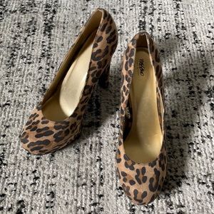 Mossimo Leopard Print Heels